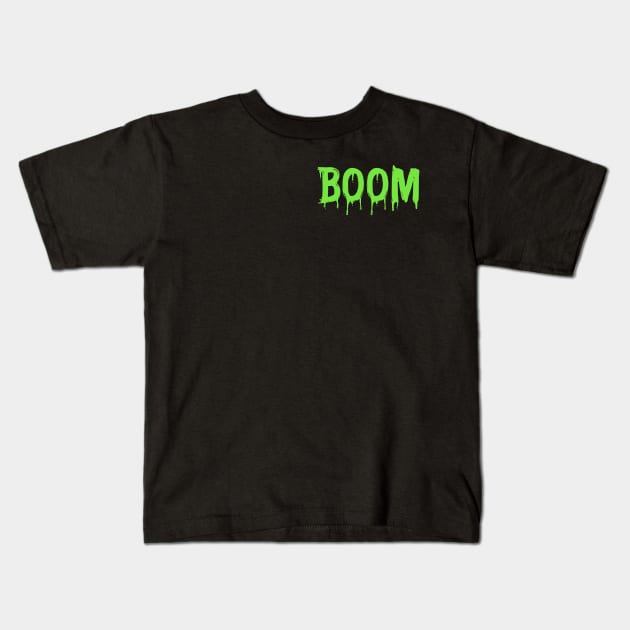 Scary Boom Kids T-Shirt by princessdesignco